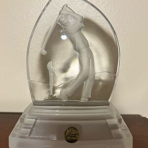 Crystal d’ Arques and Golf Swing Sculpture
